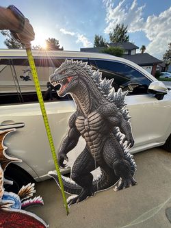 Godzilla cut outs