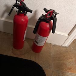 2 New Never Used Fire Extinguishers 
