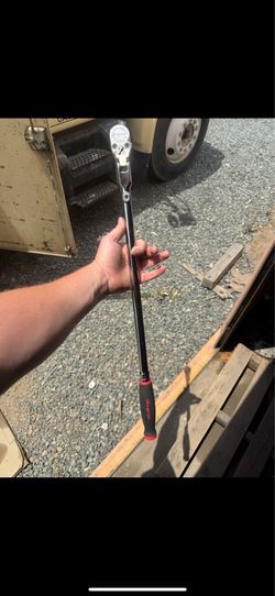 Snapon 1/2 inch drive extra long locking flex head ratchet