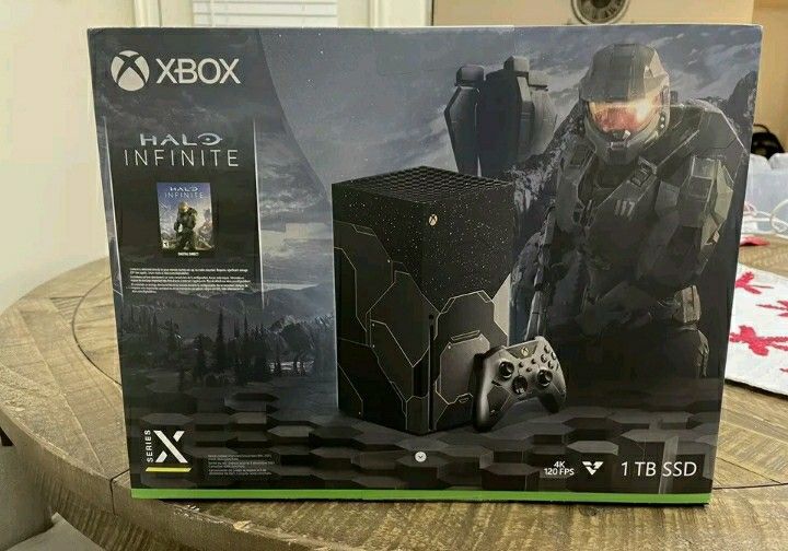 Microsoft Xbox Series X 1TB Console Halo Infinite Limited Edition Bundle.