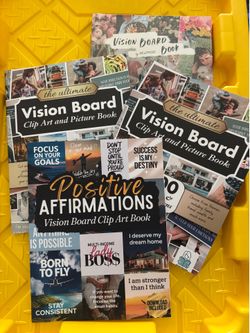 Vision Board Craft Cut Out Books