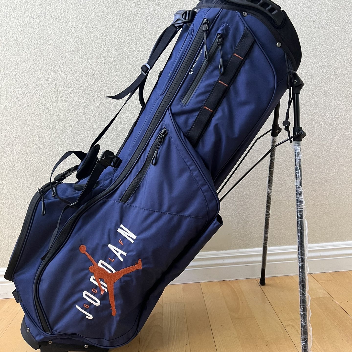 jordan eastside golf キャディーバック Jordan X Eastside Golf Fade Away14-Way Golf Stand Bag Blue Jumpman