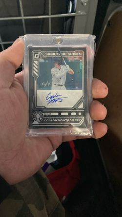 Colson Montgomery 1of1 Donruss Auto Rookie