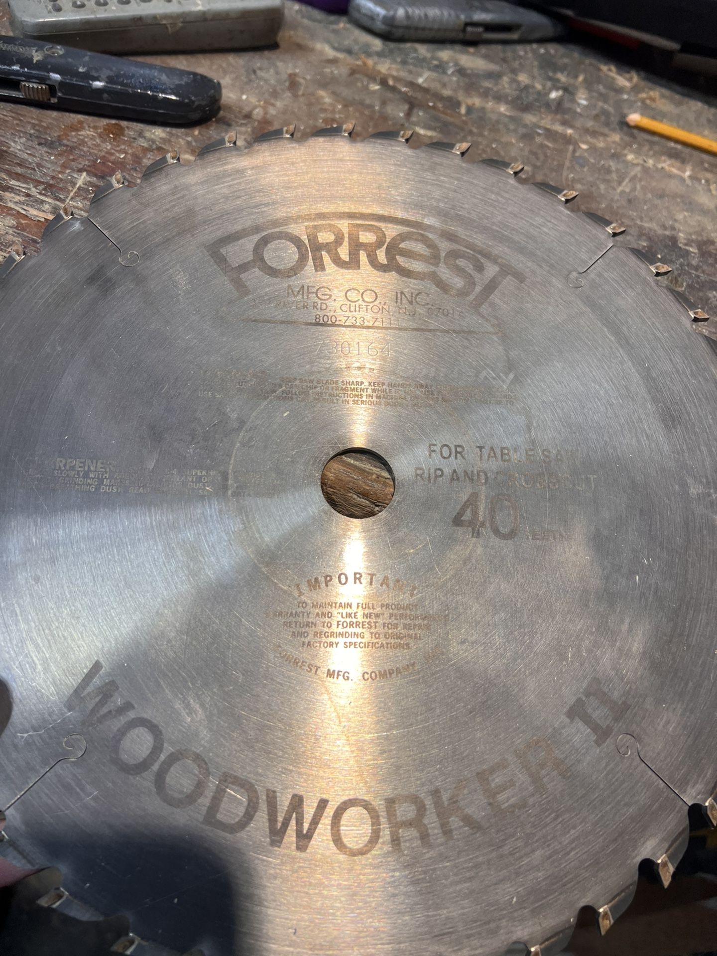12” Forrest Saw Blade