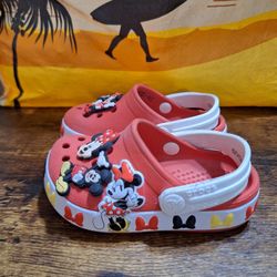 Minnie Mouse Crocs - Size 5