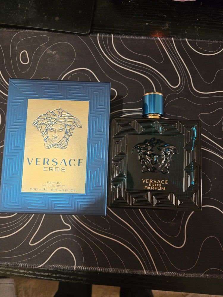 Versace eros parfum. With free travel bottle.