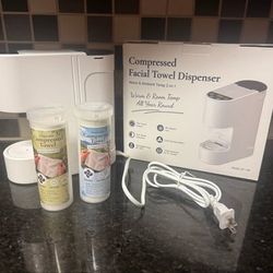 Warm Compressed Facial Towel Dispenser AP-100 + 42 Disposable Towels