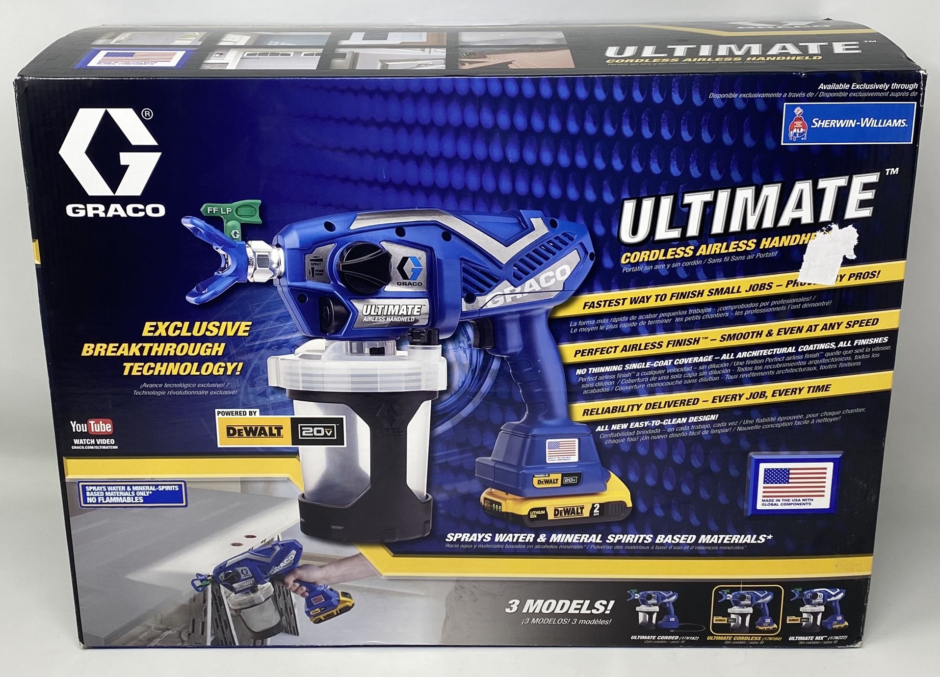 Graco 17N164 Ultimate Cordless Handheld Airless Sprayer for Sale in