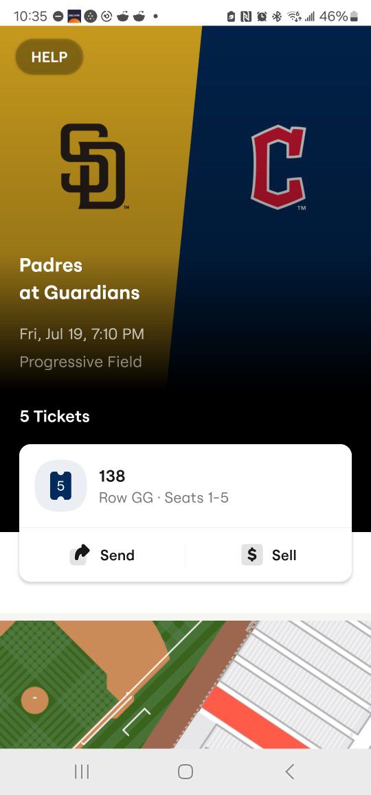 Guardians Tickets Great Seats!
