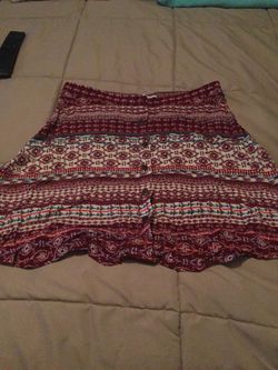Summer button down skirt