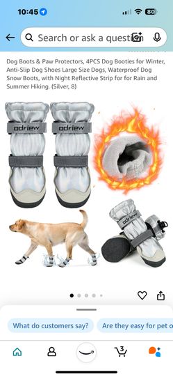 Dog Shoes Size 8