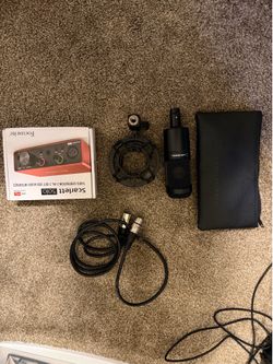 Audio-Technica AT2035 Mic and Focusrite Scarlett Solo 3rd Gen