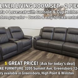 New Recliner Sofa And Loveseat For $1499