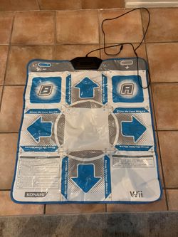 Wii Dance Dance Revolution Pad And Game