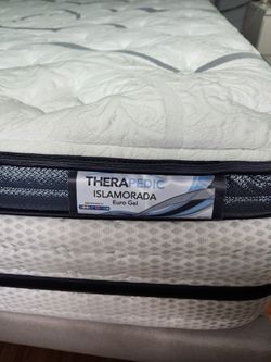 Queen Bed Mattress and Frame