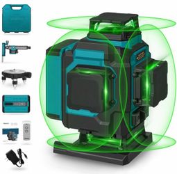 Line Green Laser Level Pro,4x360 4D