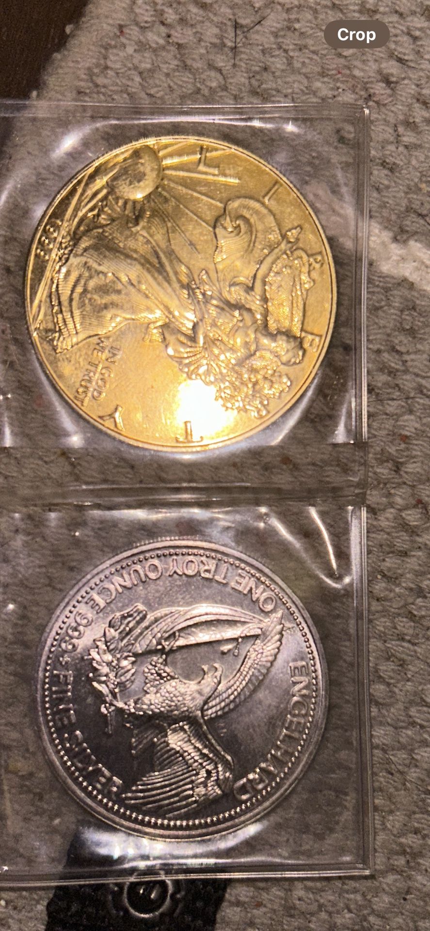 Silver Oz Coins And 1 Morgan Dollar