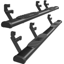 TAC Arrow Side Steps Fit 2015-2025 Ford F150 Supercrew Cab|22-25 F150 Lightning EV|17-25 F250/F350/F450/F550 Super Duty Crew Cab Truck 5” Aluminum Tex