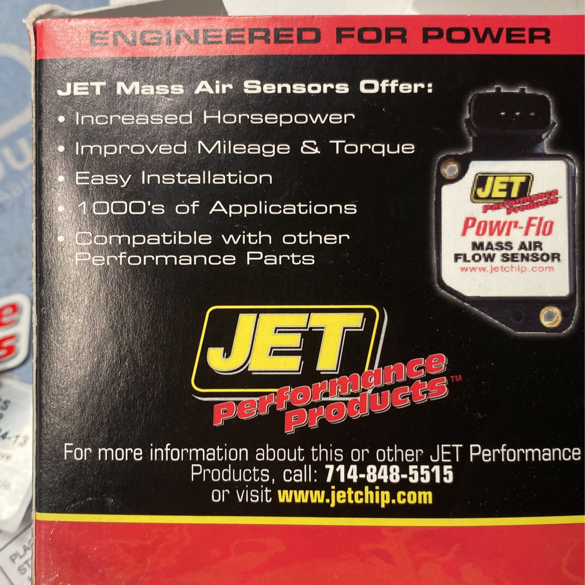 JET Performance Mass Airflow Sensor #69195