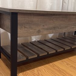 Modern Bench / Shoe Rack & Storage 