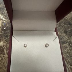 Diamond Pink Studs