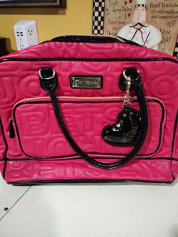 New Betsey Johnson large Weekender Tote Bag