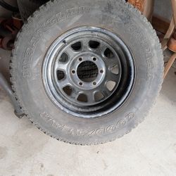Toyota Truck Rims Good Year Tires Wrangler 235 / 75 R15