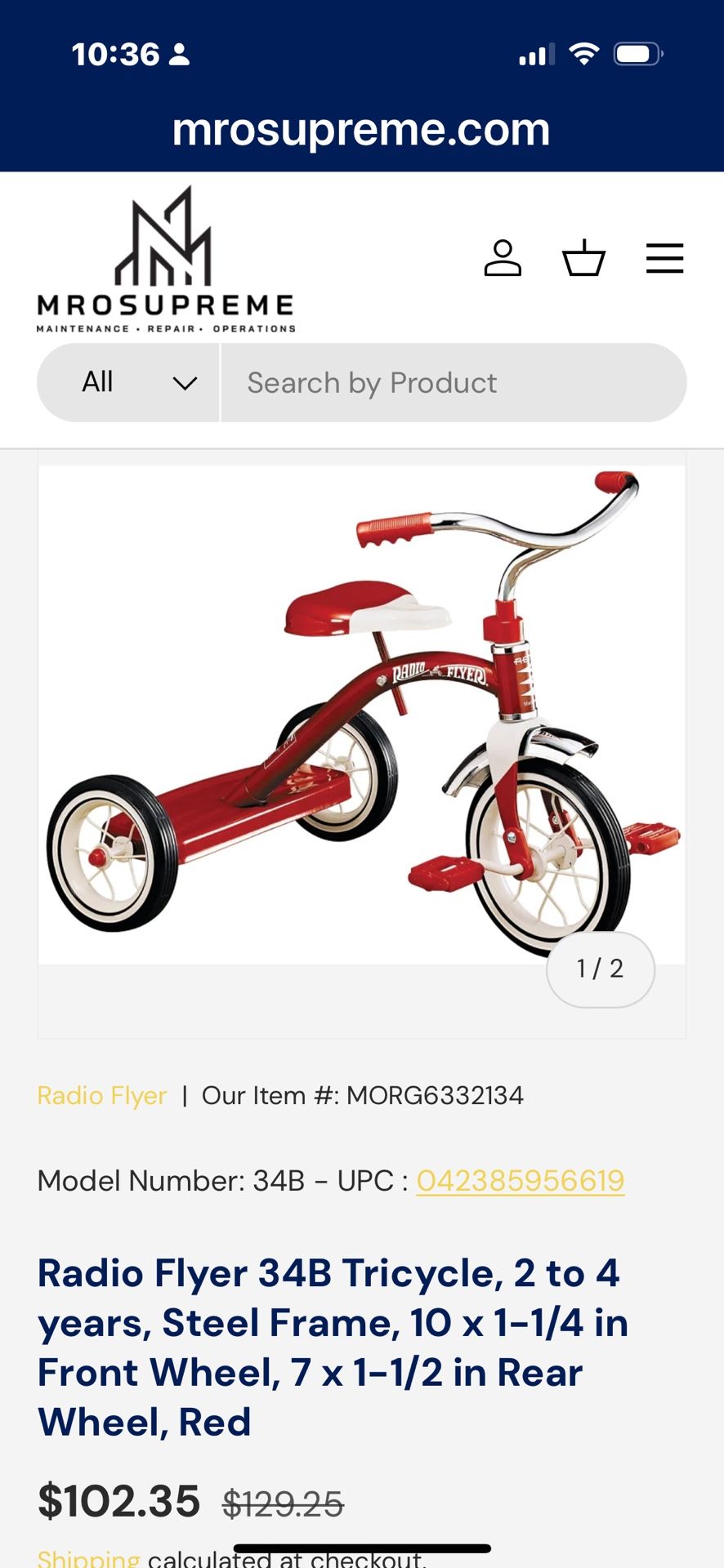 Radio Flyer Tricycle