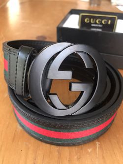 Black Gucci Belt
