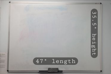 Large white erase board