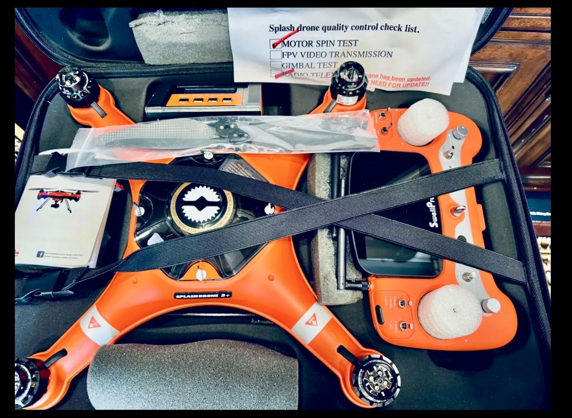 Swellpro Splashdrone 3+Fishing /Resist Water Drone New Open Box