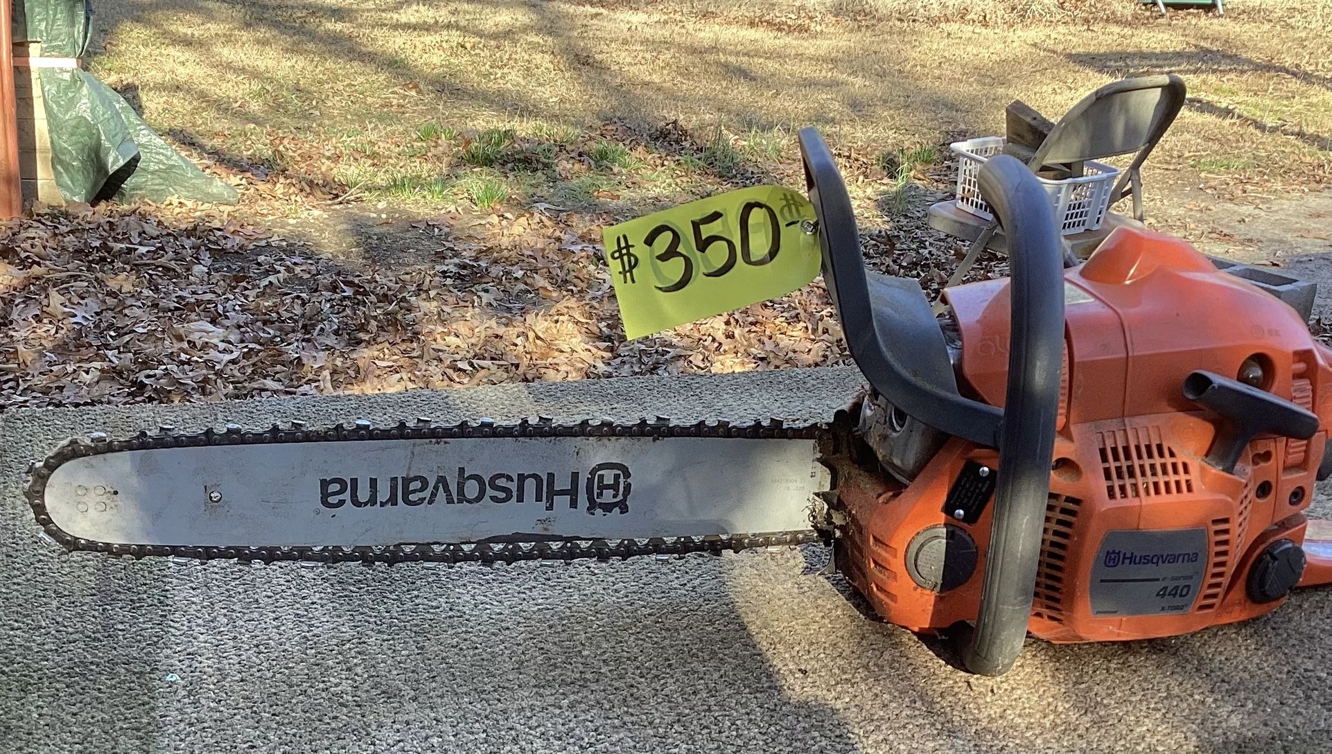 Husqvarna 440e chainsaw.
