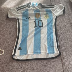 2022 World Cup Messi Jersey Size Small