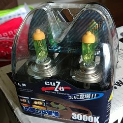 3000K yellow headlights H7