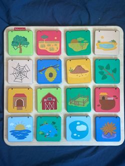 Fisher price animal habitat flip board