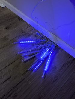 Blue LED Meteor Shower Drop Lights