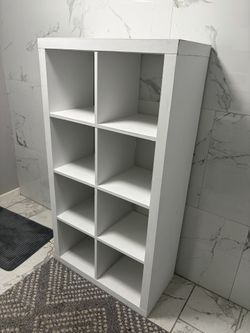White Shelving Unit