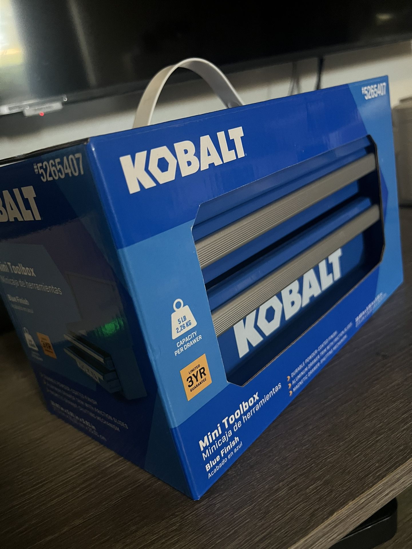 Kobalt Mini Tool Box (Blue) BRAND NEW