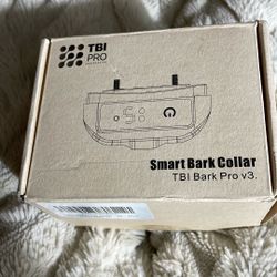 Used TBI SMART BARK COLLAR V7 Pro VIBRATE SHOCK Waterproof RECHARGEABLE