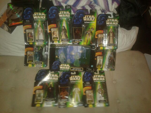 Starwars action figure collection