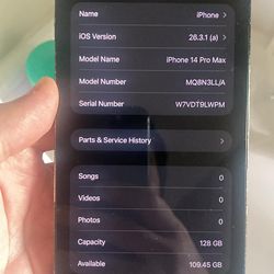 IPhone 14 Pro Max 128 gb unlocked