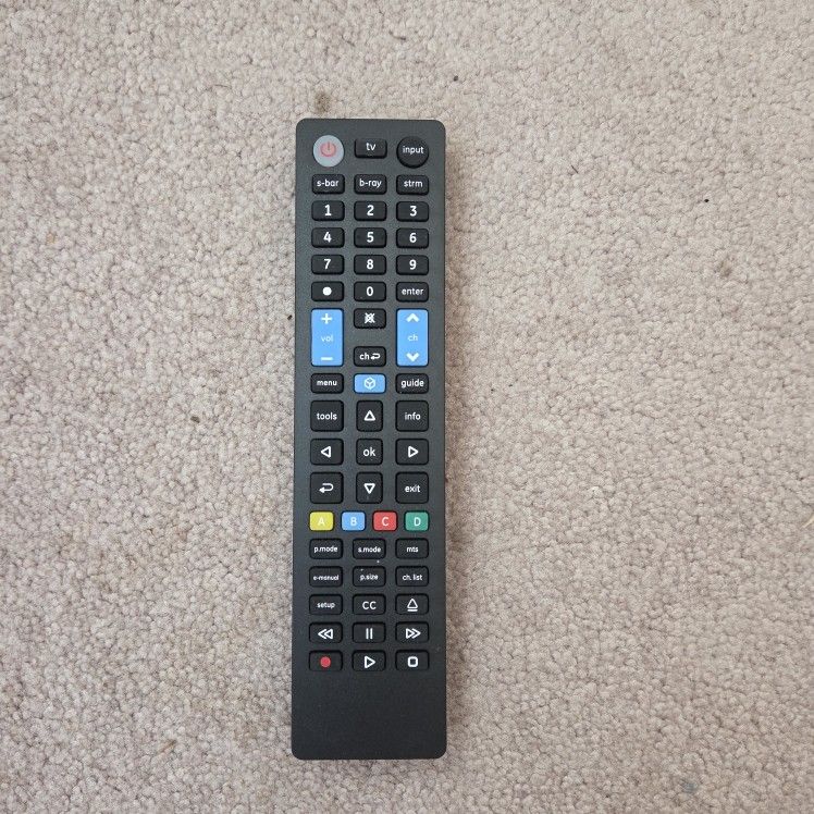New GE Samsung Replacement Remote, Universal Remote Control Compatible for Roku, Apple TV, Smart TV, Soundbar, Streaming Player, Blu Ray, DVD, DVR