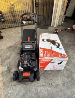 ECHO 21 in. 190 cc Briggs and Stratton Gas 3-in-1 Dual Blade RWD Self-Propelled Lawn Mower with Mow