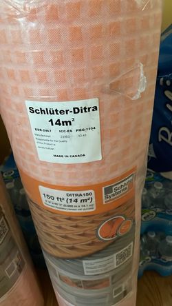 Schluter Ditra and Schluter Kerdi Membrane