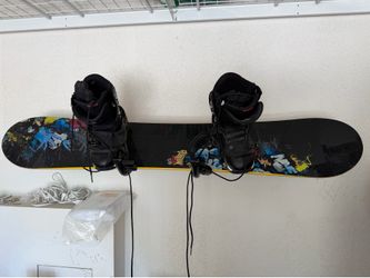 Snowboarding gear with boots
