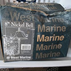 Boat Bell New 8" Nickle