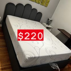 Queen Size Memory Foam Gel Mattress New