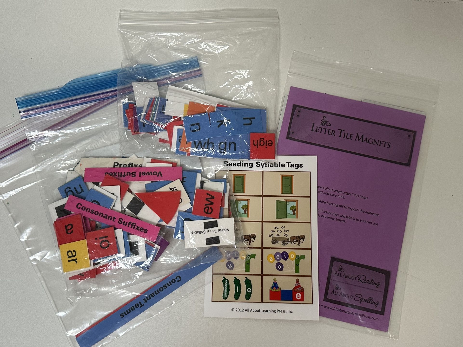 All About Reading All About Spelling Letter Tiles