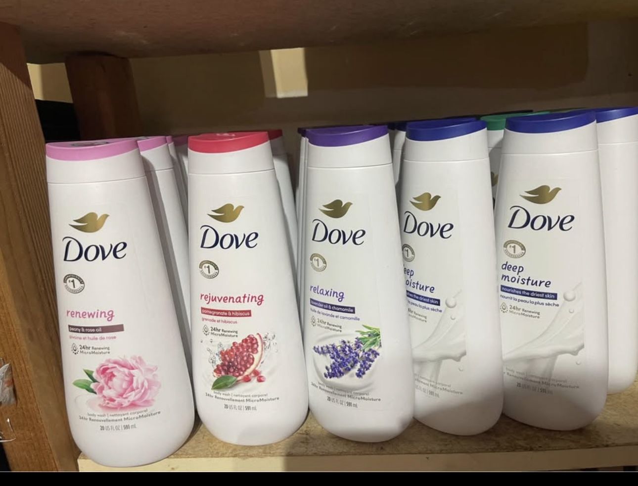 Dove Bodywash~$5 each