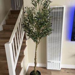 Faux Olive Tree Tall Plant - 6 Ft